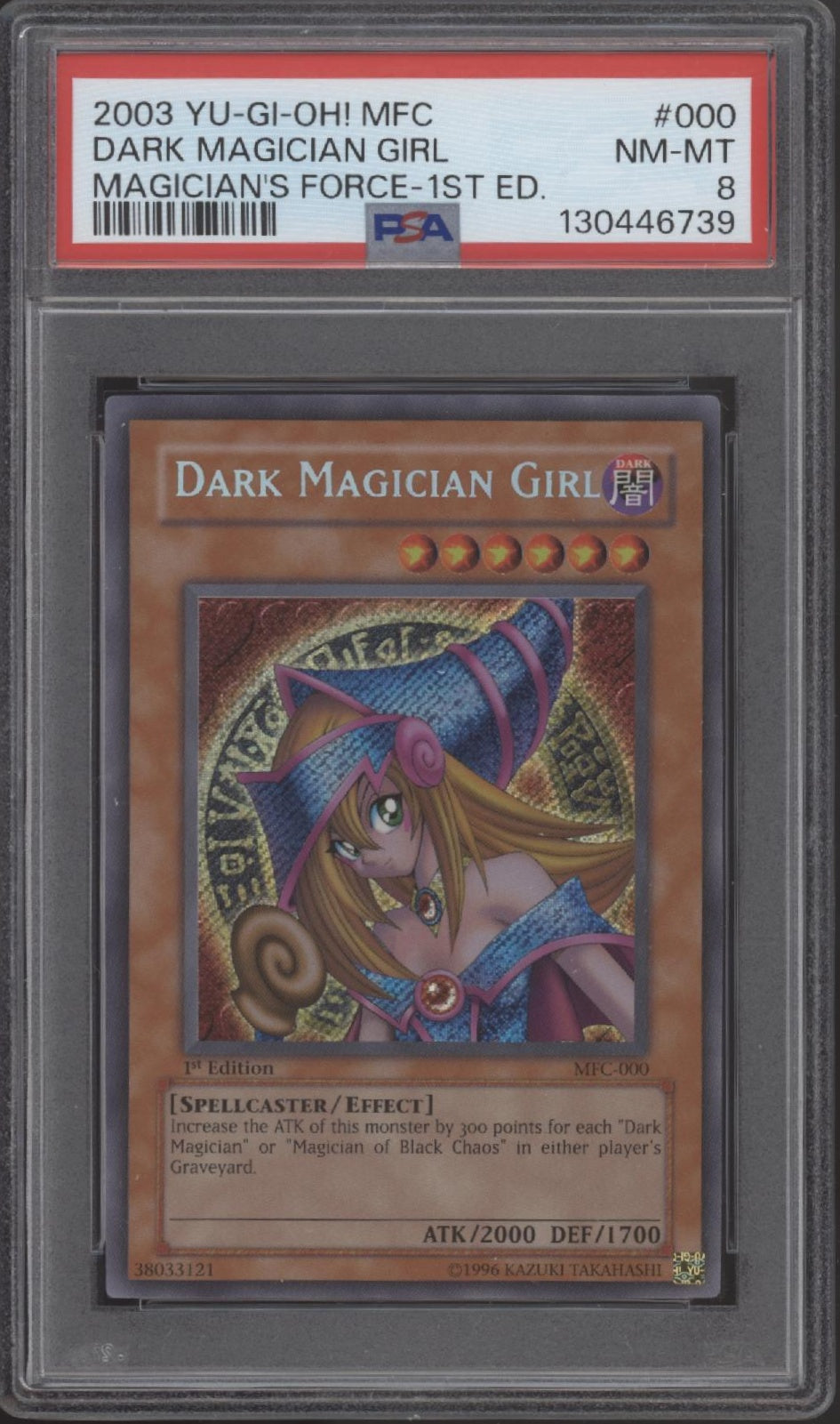 Dark Magician Girl Yu-Gi-Oh! Magician's Force 1st Edition #000 PSA 8 #1