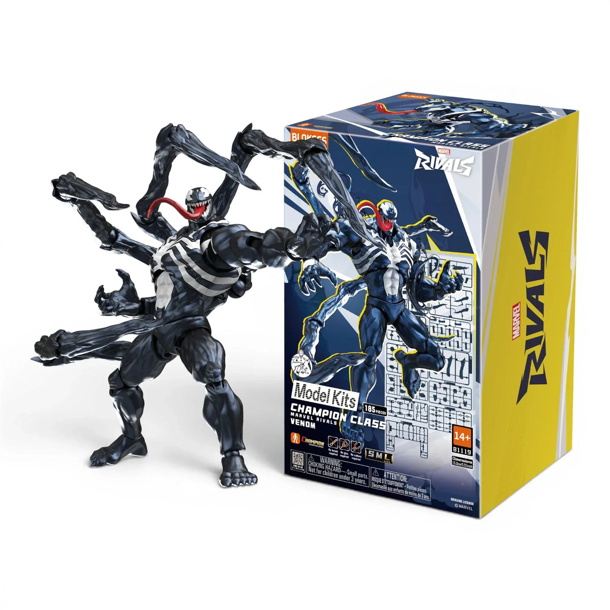 Blokees Marvel Rivals Venom Action Character - Model Kit