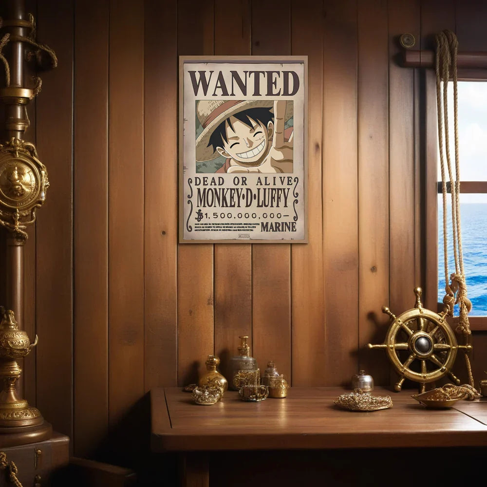 One Piece Wanted Luffy 61 x 91.5cm Maxi Poster