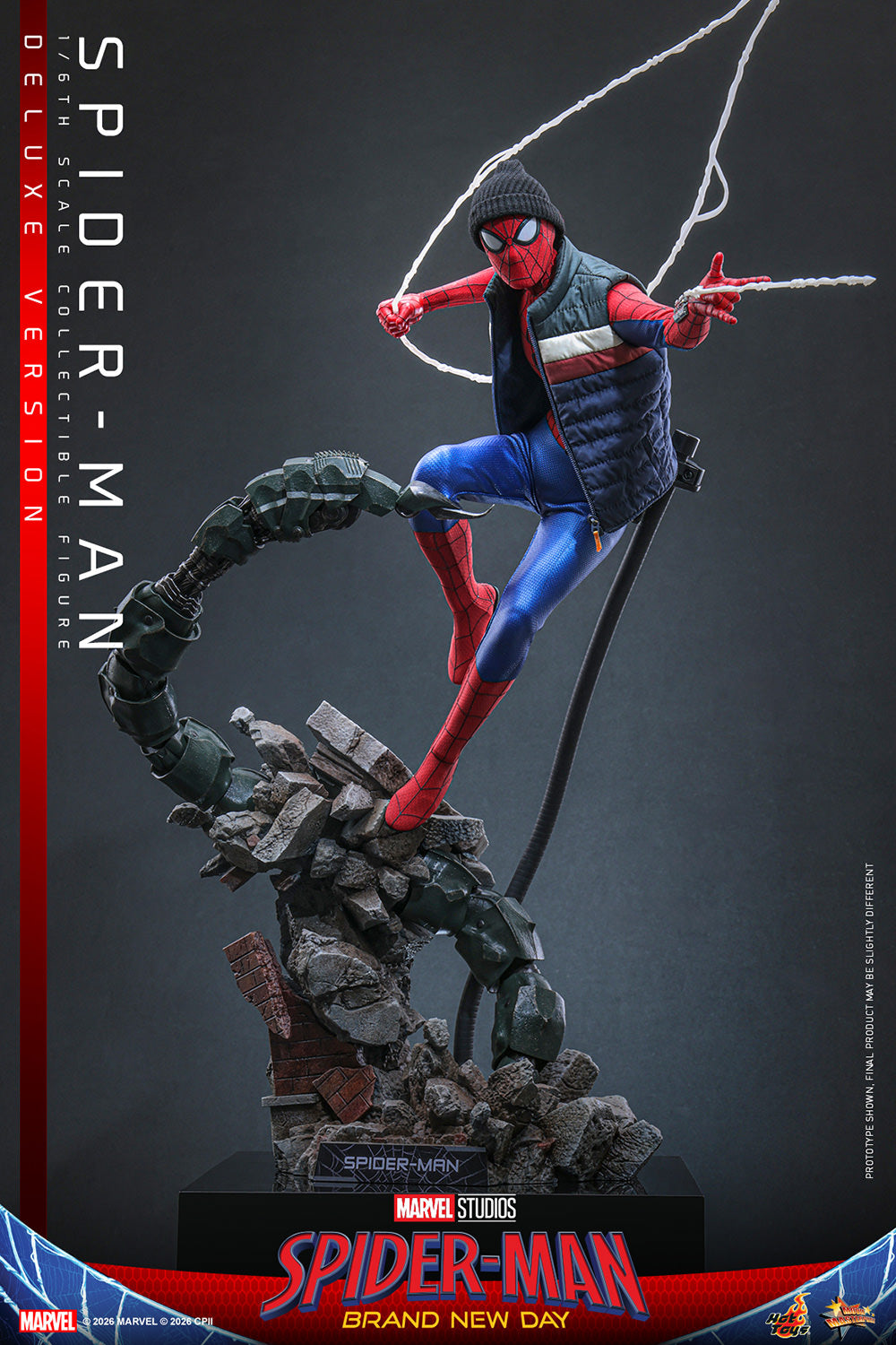 Hot Toys Spider-Man (Brand New Day - Deluxe Version) 1/6 Scale Action Figure (Default)
