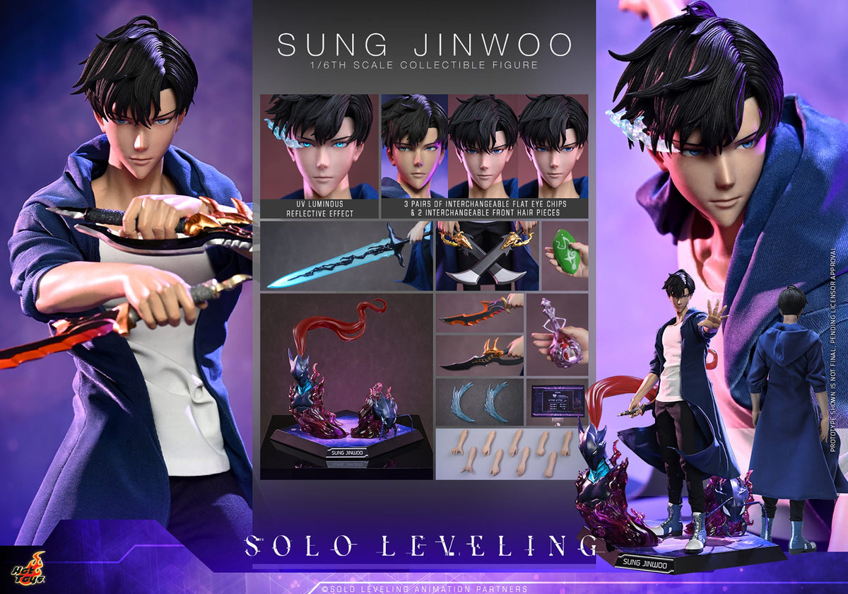 Hot Toys Sung Jinwoo (Solo Leveling) 1/6 Scale Action Figure