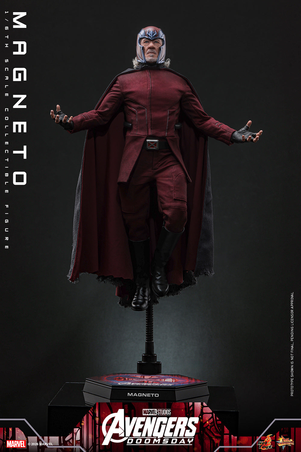Hot Toys Magneto (Avengers: Doomsday) 1/6 Scale Action Figure (Default)
