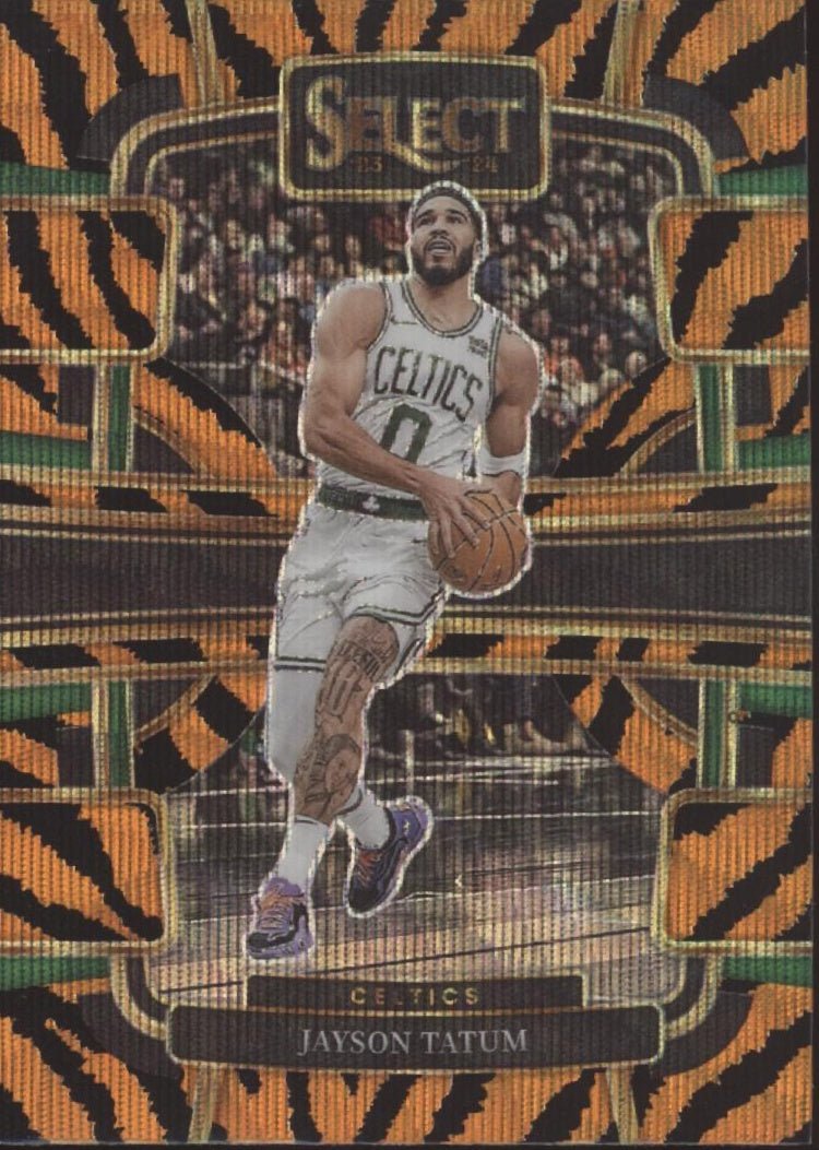 Jayson Tatum 2023-24 Panini Select Tiger Prizm #45