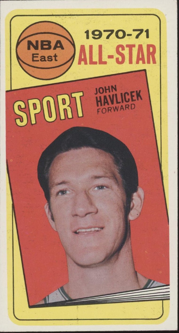 John Havlicek 1970-71 Topps Oversized #112 Boston Celtics EX-NM #1