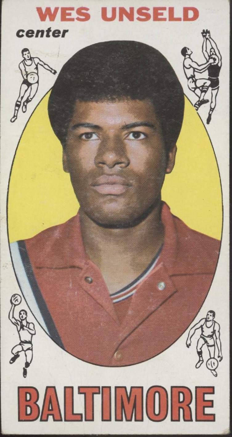 Wes Unseld 1969-70 Topps RC #56 Baltimore Bullets EX-NM