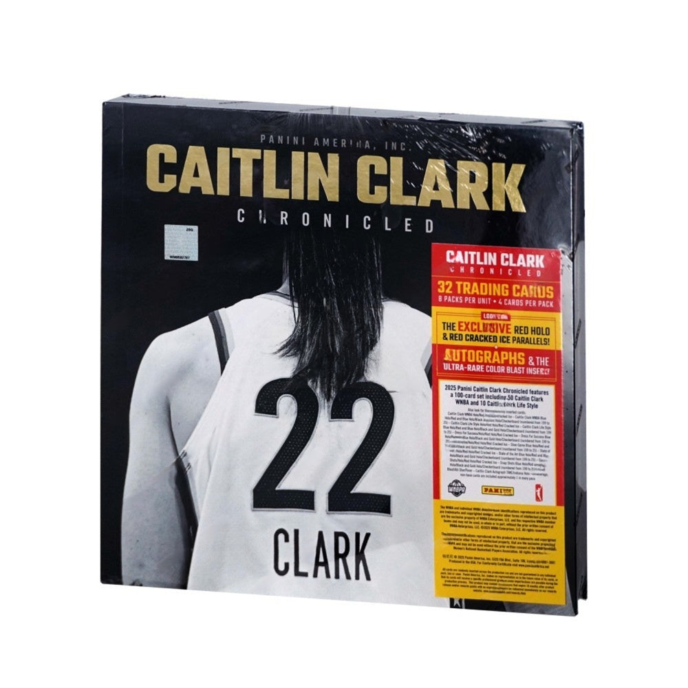 2025 Panini Caitlin Clark Chronicled Keepsake WNBA Basketball Retail Box