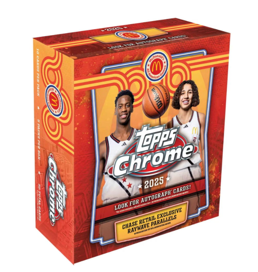 2025 Topps Chrome McDonalds All-American Basketball Mega Box
