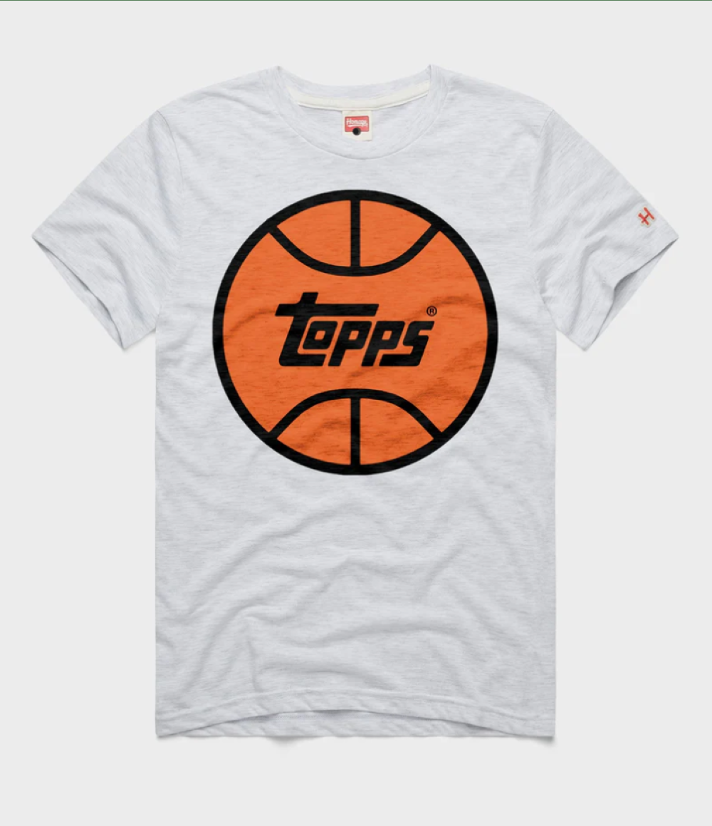 Homage Topps Basketball Ash T-Shirt - 3X Large