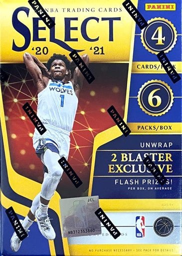2020-21 Panini Select Basketball Blaster Box (Flash Prizms)