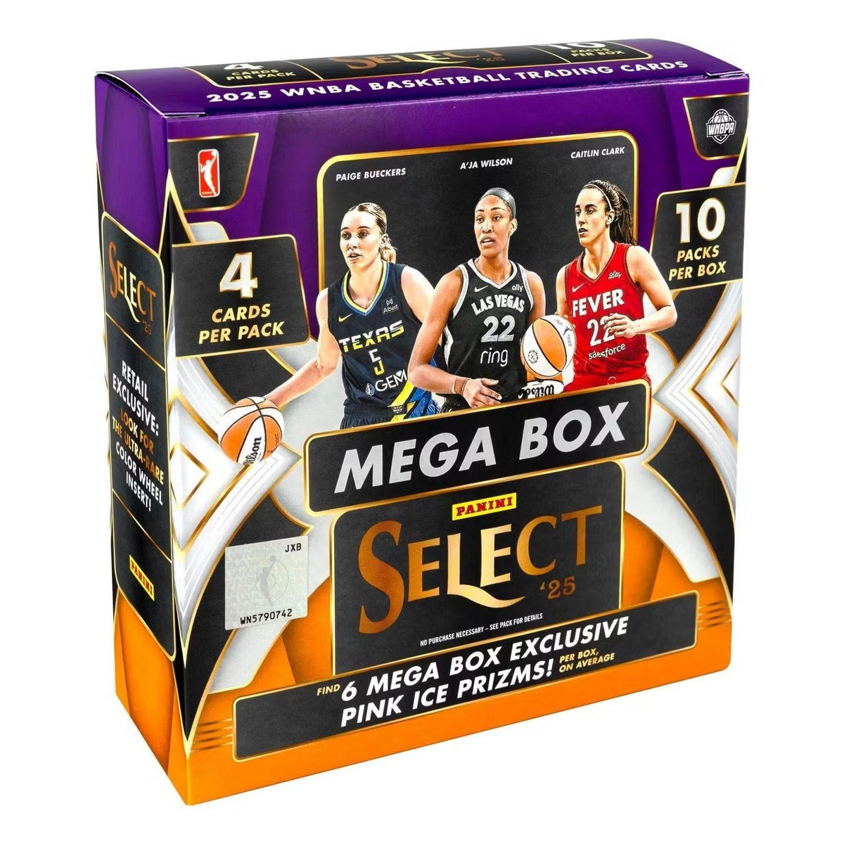 2025 Panini Select WNBA Basketball Mega Box