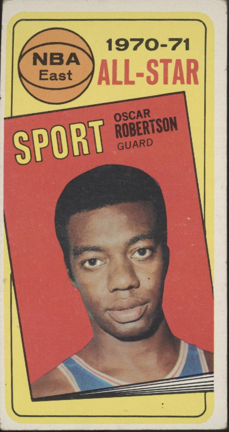 Oscar Robertson 1970-71 Topps All Star #114 Milwaukee Bucks VG