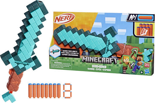 Nerf - Minecraft - Diamond Sword Dart Blaster