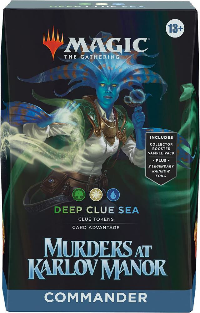 Magic the Gathering: Murders at Karlov Manor Deep Clue Sea Commander Deck
