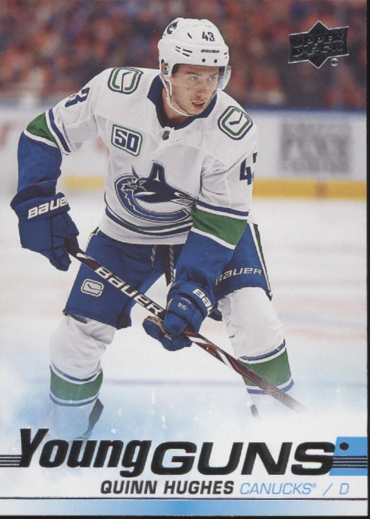 Quinn Hughes 2019-20 Upper Deck Series 1 Young Guns RC #249