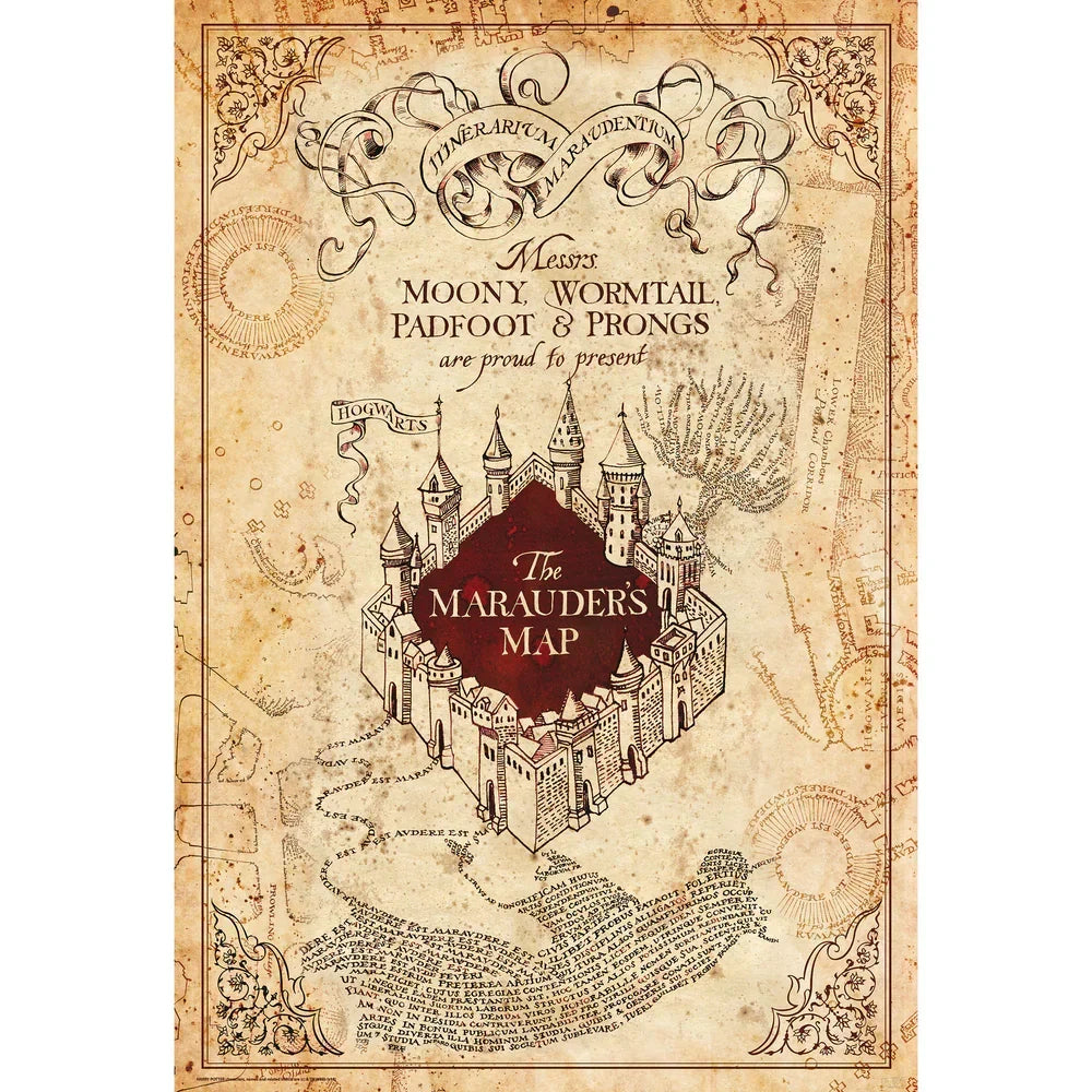 Harry Potter Marauder's Map 61 x 91.5cm Maxi Poster