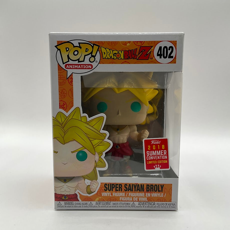 Super Saiyan Broly Funko Pop! Dragon Ball Z #402 2019 Summer Convention