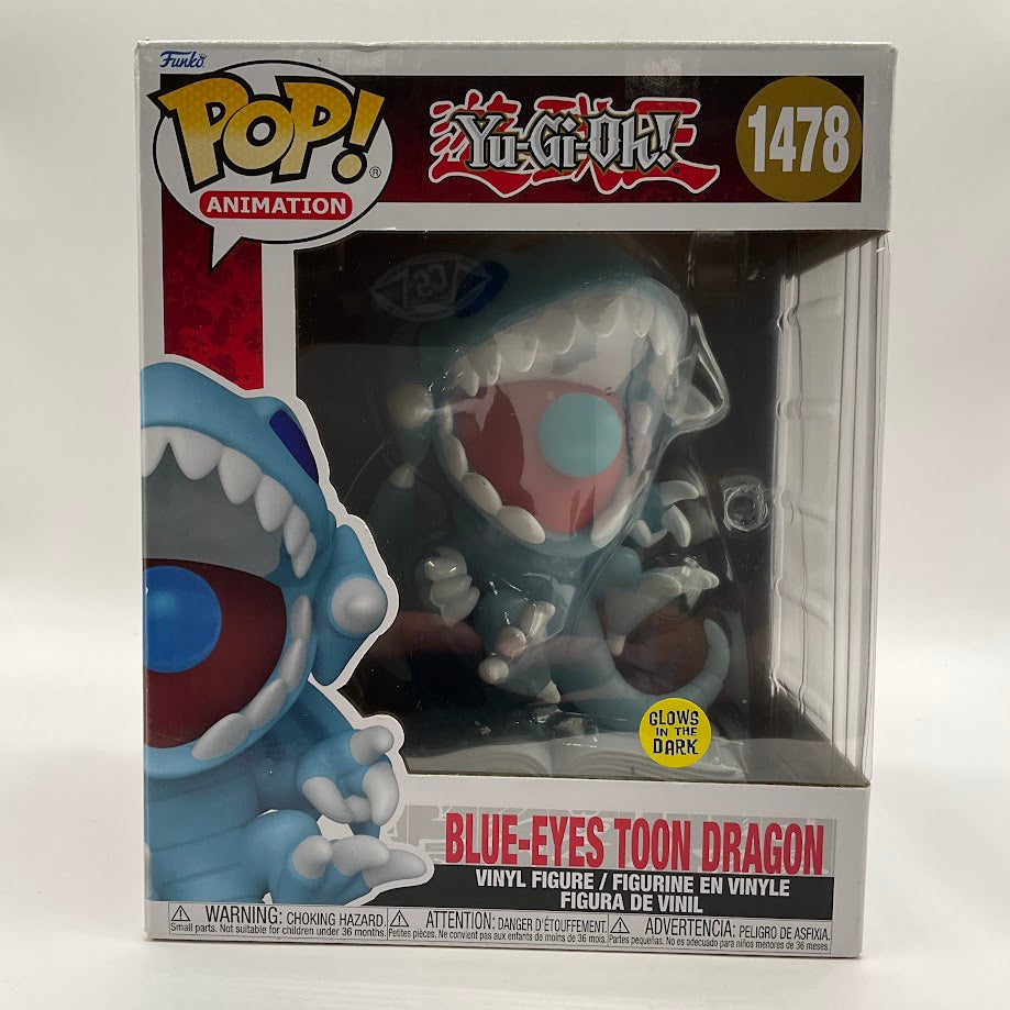 Blue-Eyes Toon Dragon Funko Pop! Yu-Gi-Oh! #1478 GITD