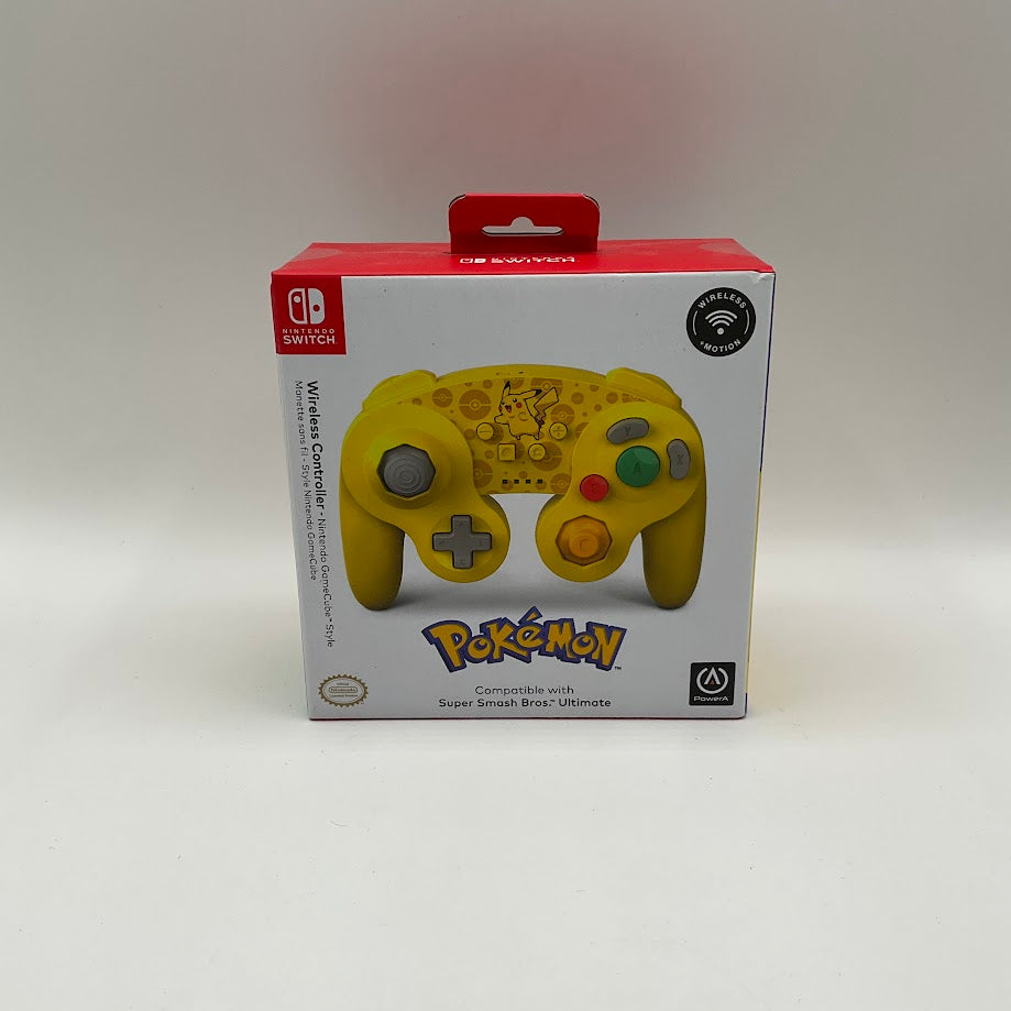 GameCube Style Wireless Controller [Pikachu] Nintendo Switch *See Description*