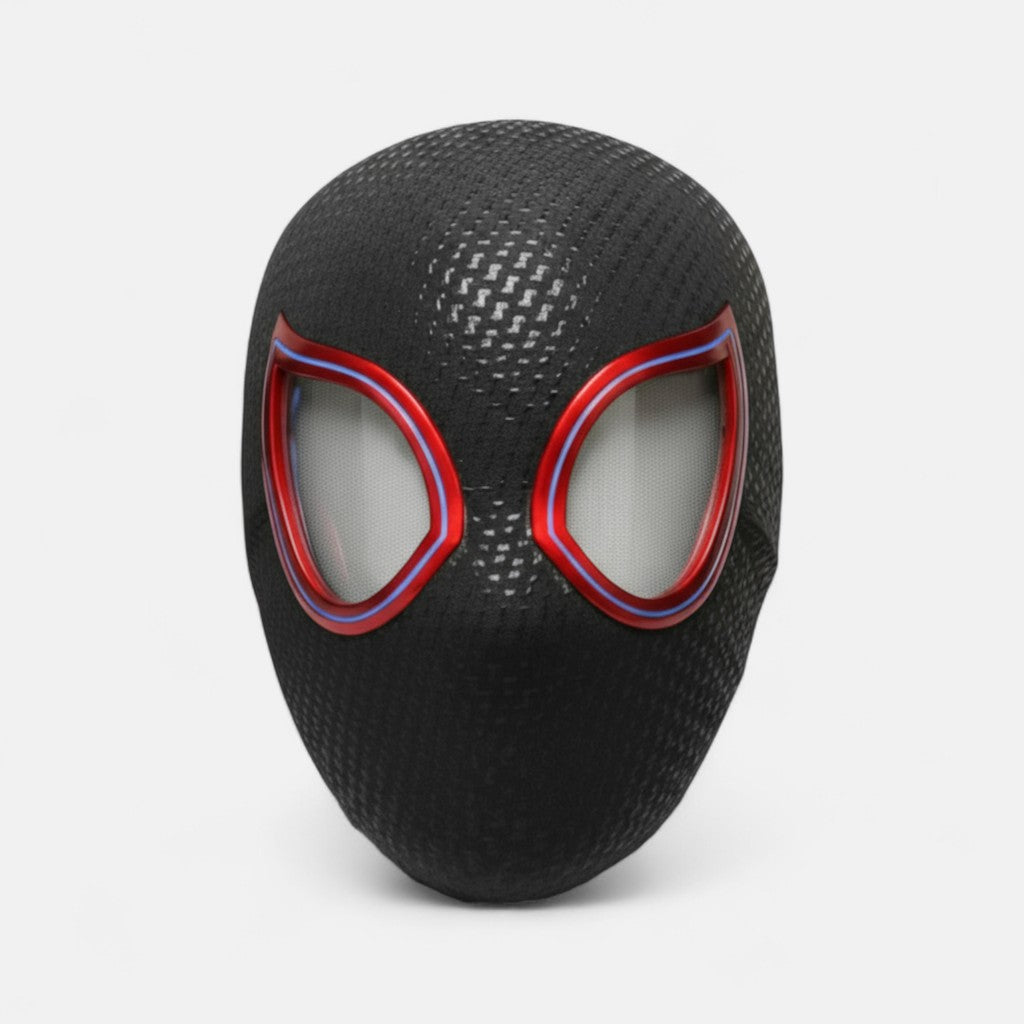 Miles Morales Mask with Blinking Movable Eyes (Remote control)