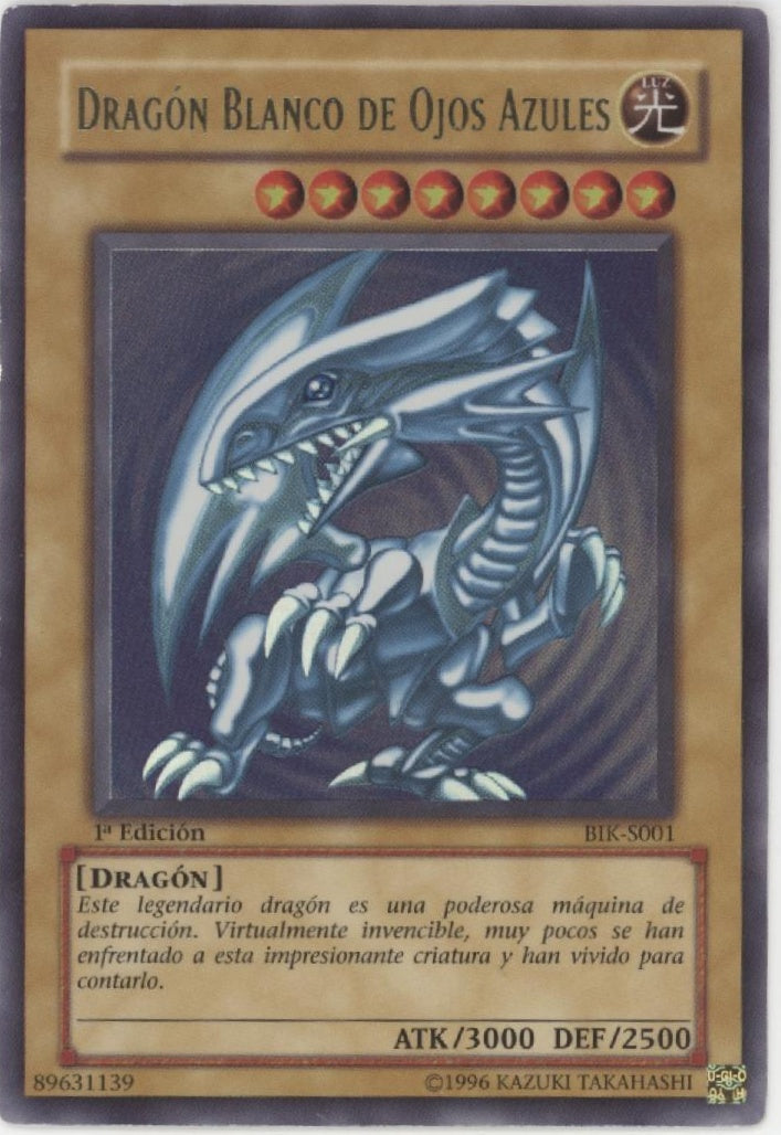 Blue-Eyes White Dragon Yu-Gi-Oh! Ultra Rare 1st Edition Spanish BIK-S001 #2