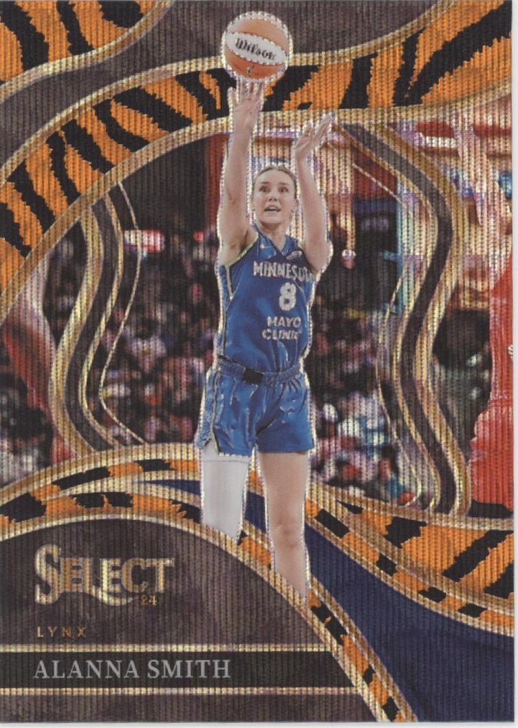 Alanna Smith 2024 Panini WNBA Select Tiger Wave Prizm #222