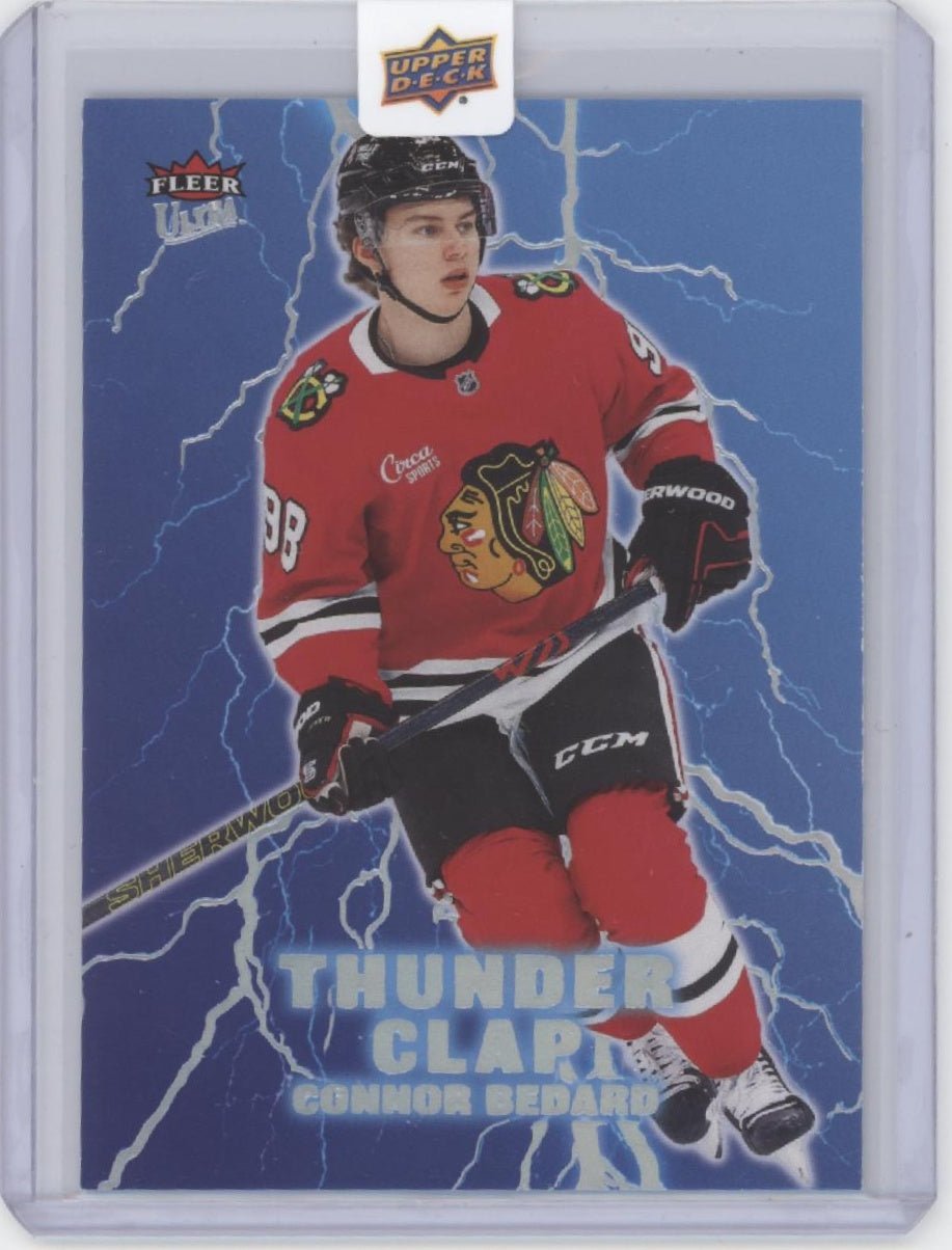 Connor Bedard 2025 Upper Deck Fleer Ultra Thunder Clap #2 #1
