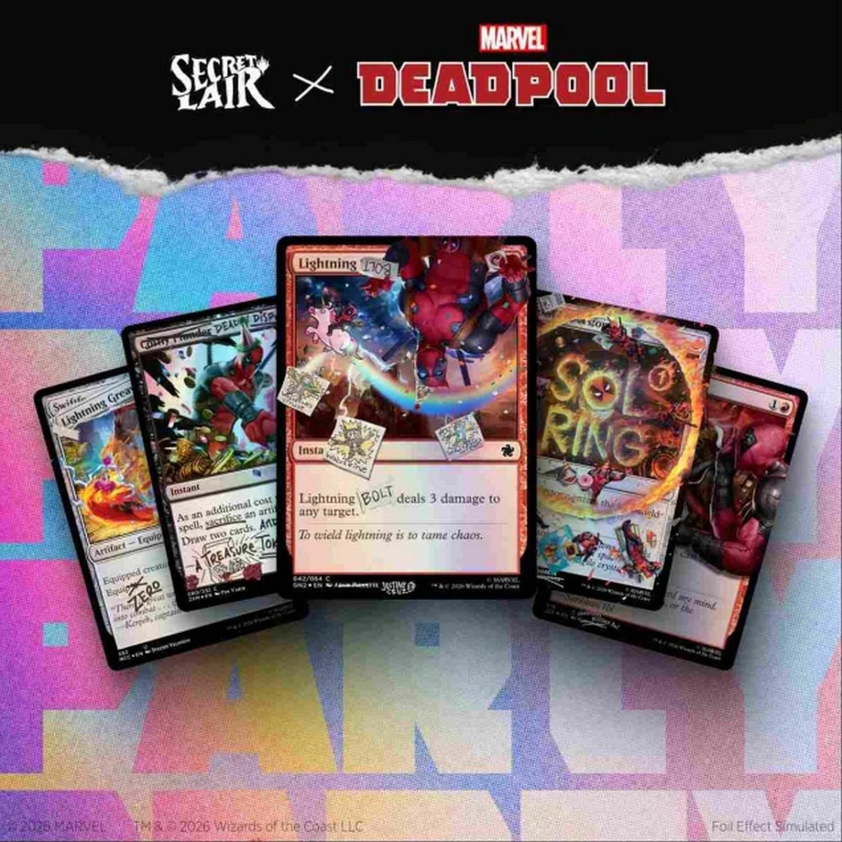 Magic the Gathering: Secret Lair x Marvel - I Fixed It (You're Welcome) [Pool Party Foil]