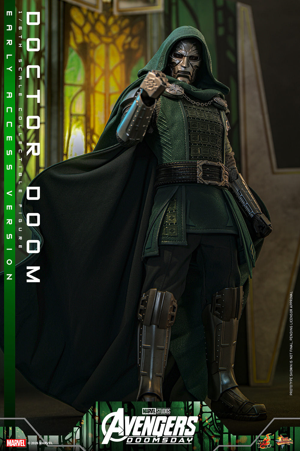 Hot Toys Doctor Doom (Avengers: Doomsday) 1/6 Scale Action Figure (Default)