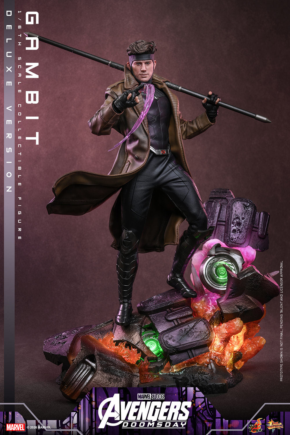 Hot Toys Gambit (Avengers: Doomsday - Deluxe Version) 1/6 Scale Action Figure (Default)