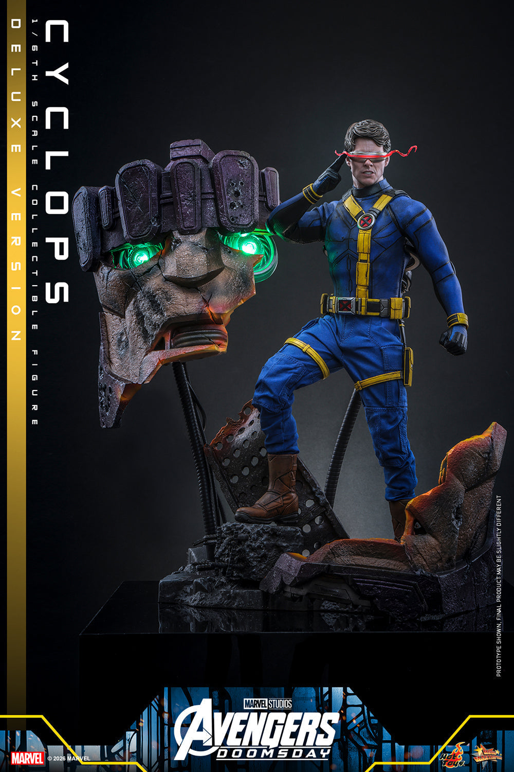 Hot Toys Cyclops (Avengers: Doomsday - Deluxe Version) 1/6 Scale Action Figure (Default)